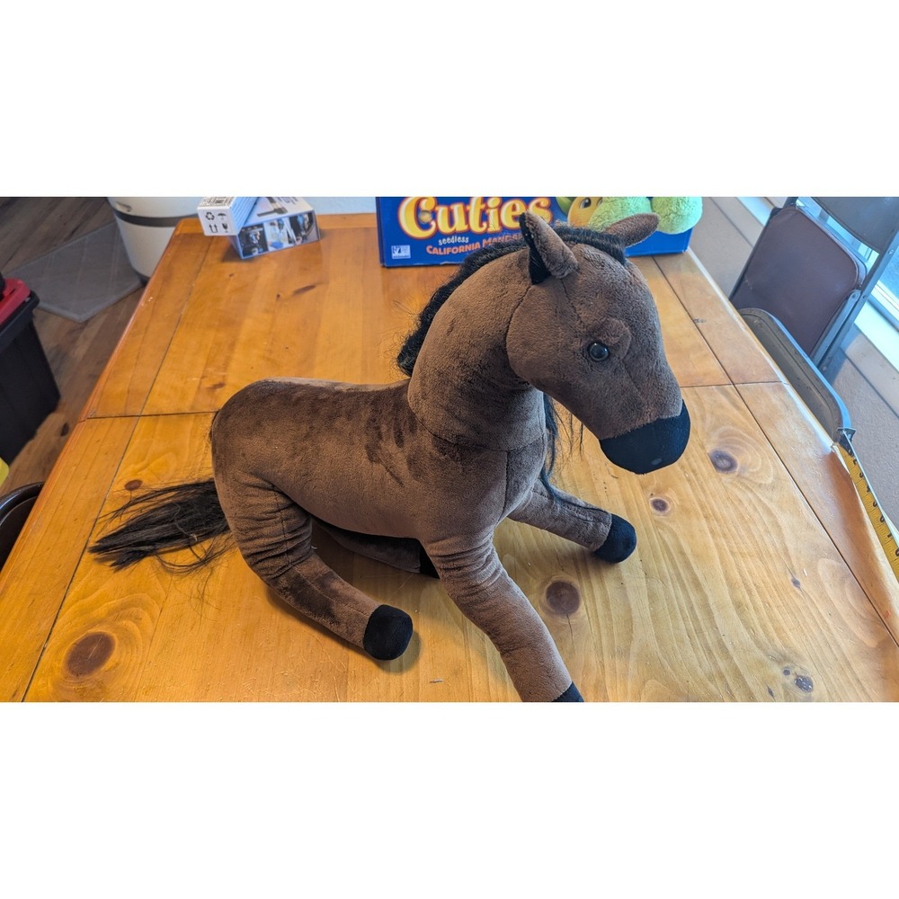 Madame Alexander Posable Brown‎ Horse 20 Plush Animal Toy Fits 18 Dolls
